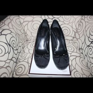 Coach Iyana Black Wedges